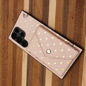 Pink Stars Samsung S22 Ultra Case